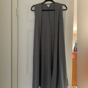 Lularoe S Joy Duster vest
